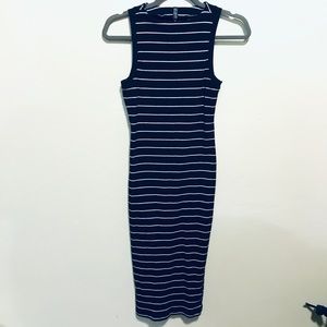 COTTON ON form fitting striped dress. Size XS
